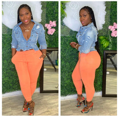 Spring fling jogger pants