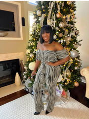 Silver bells jumpsuit