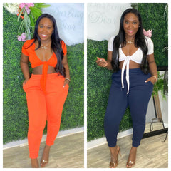 Spring fling jogger pants