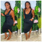 The corner pocket dress