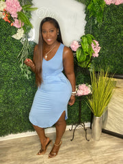 The corner pocket dress