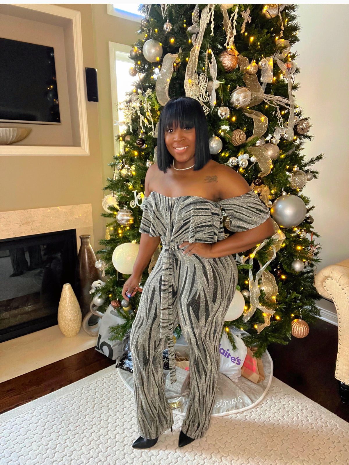 Silver bells jumpsuit