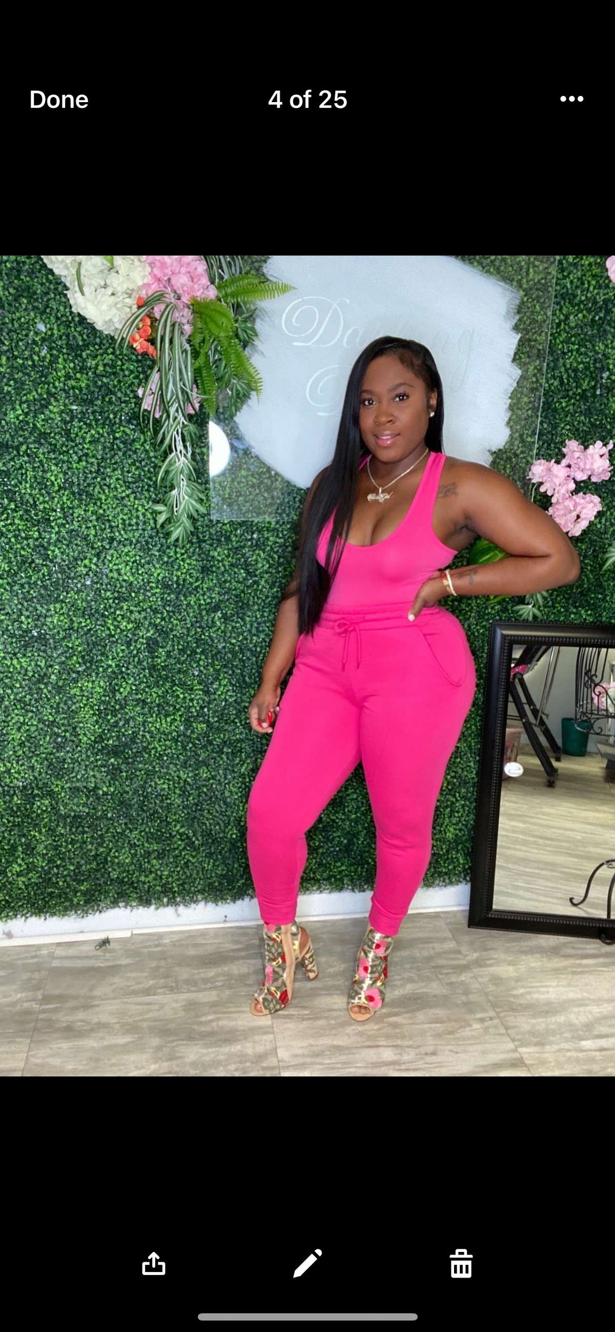 Spring fling jogger pants